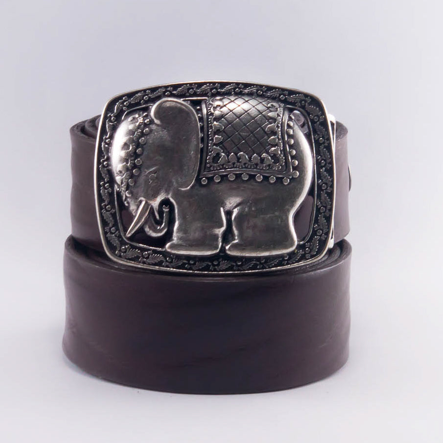 Indian Elephant Belt Buckle