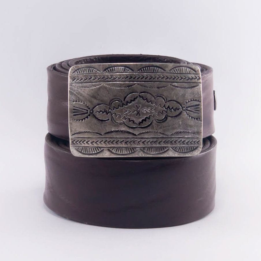 Vintage Engraving Belt Buckle