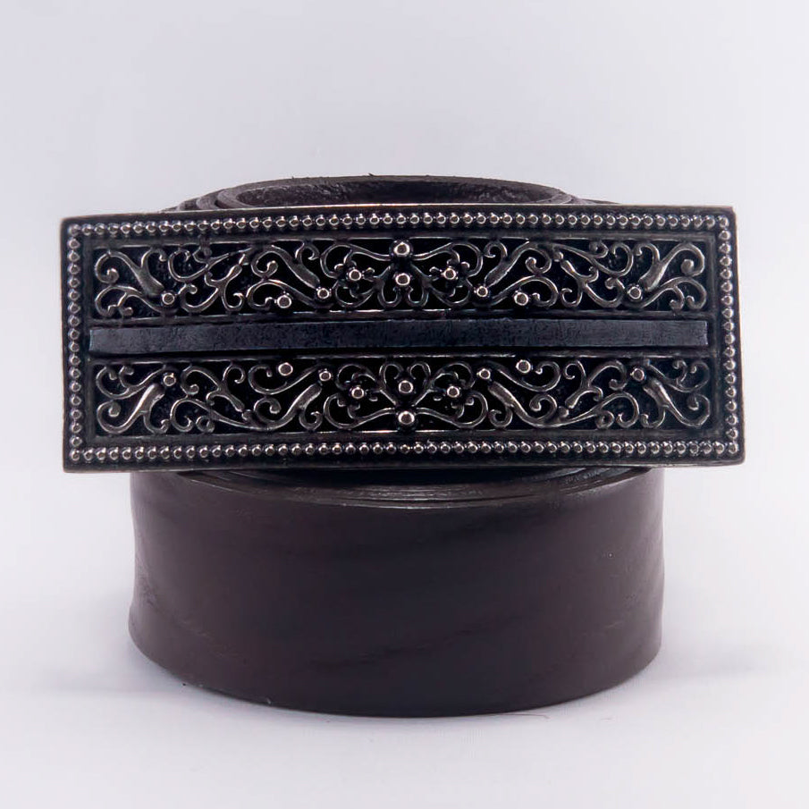 Dark Engravings Belt Buckle